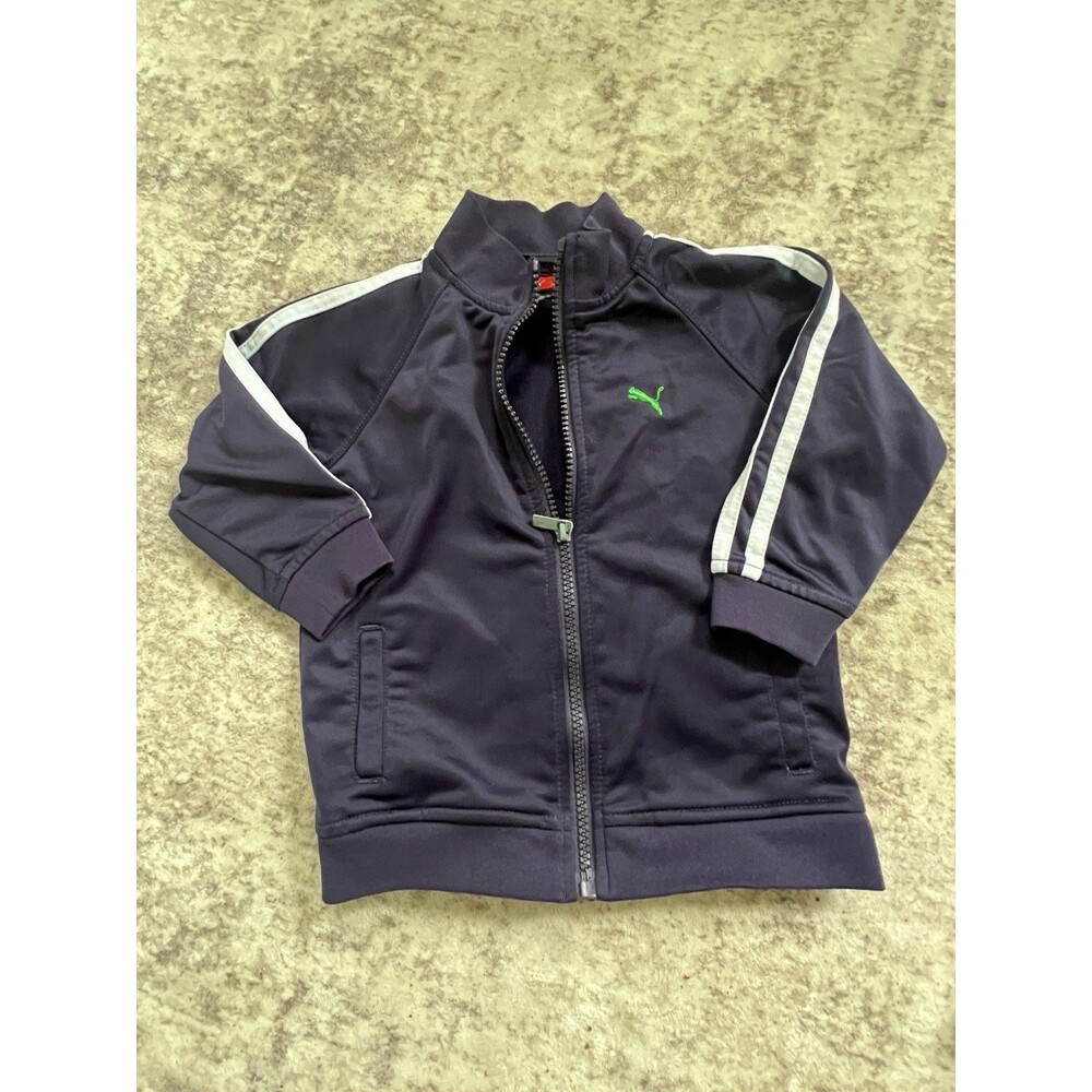 Puma Track Jacket 24 Months Boys Kids  Toddler Zip Up Navy Blue